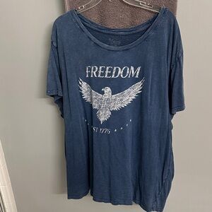 Natural Reflections Blue Freedom Tee